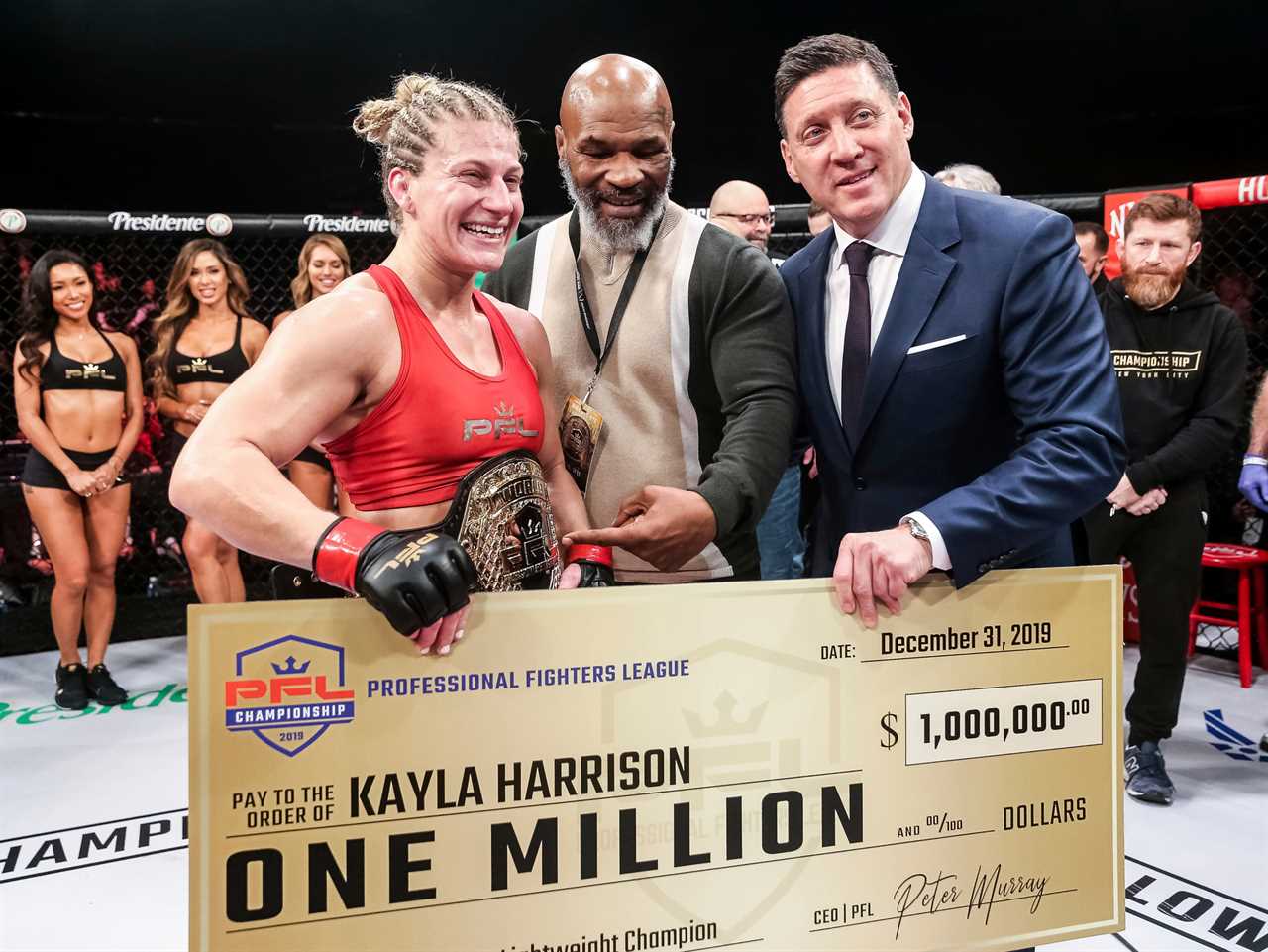 Kayla Harrison, who left Olympics with $25k in her pocket, is now the 'highest-paid female fighter and wants $3m in PFL checks