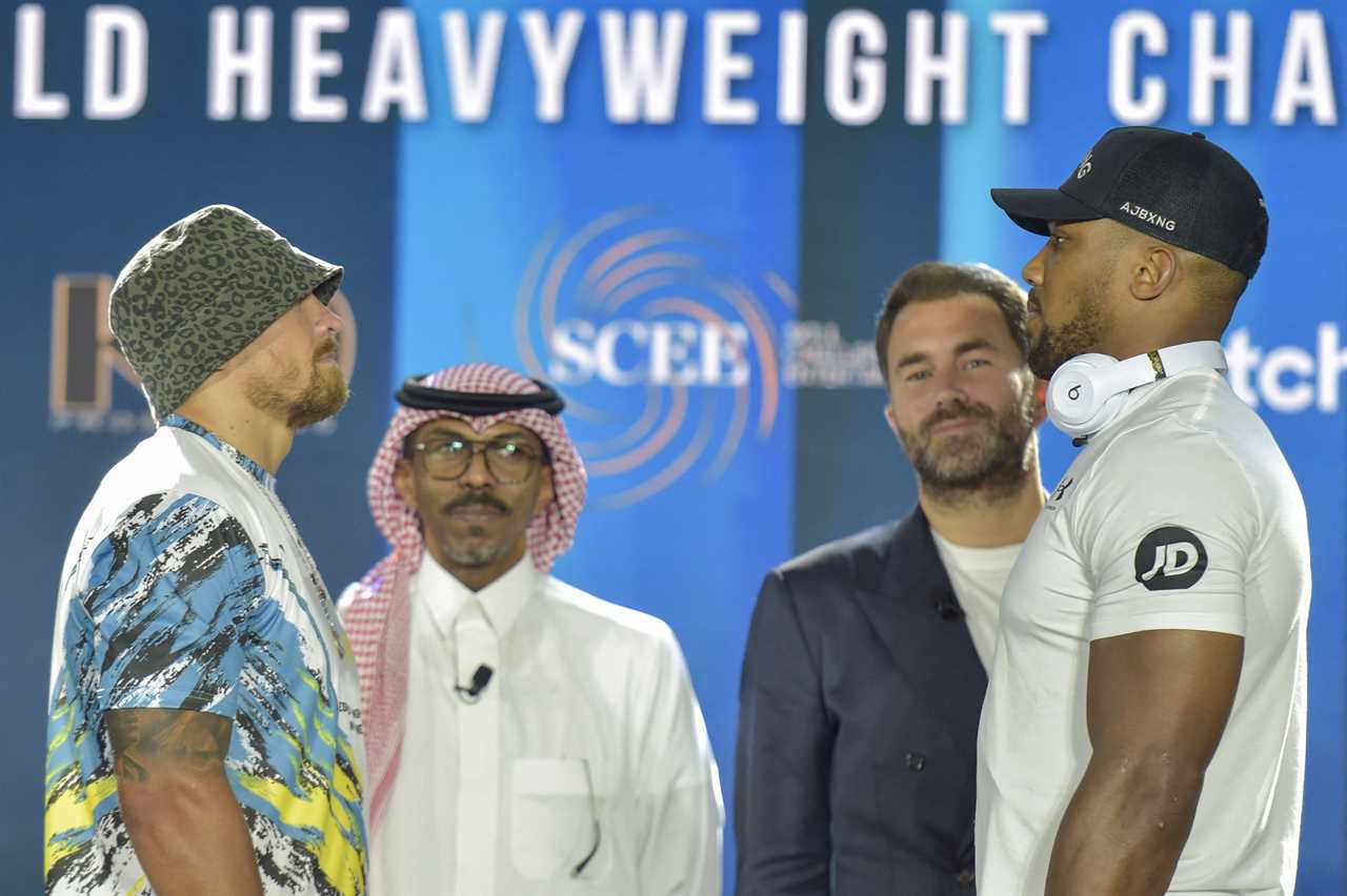 Anthony Joshua advised to let his hands go in Usyk rematch. Eddie Hearn tips fight will be'more thrilling' than the first