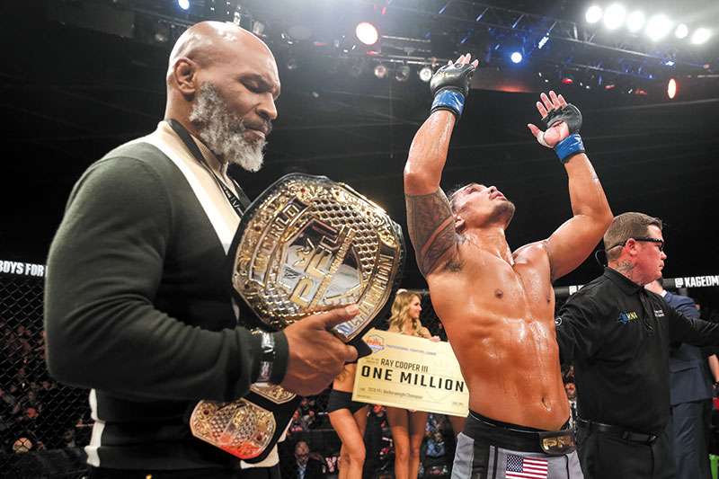 Ray Cooper, a MMA superstar who has won two $1m PFL cheques... but admits that he doesn't know where the'meaningless belts' are.