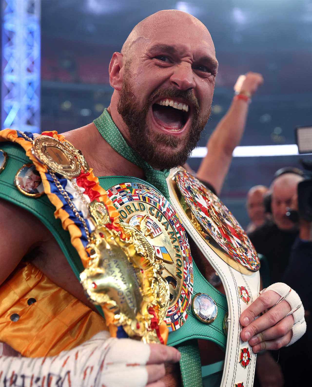 Anthony Joshua's trainer has plans to fight Tyson Fury for the undisputed title if Brit wins against Usyk
