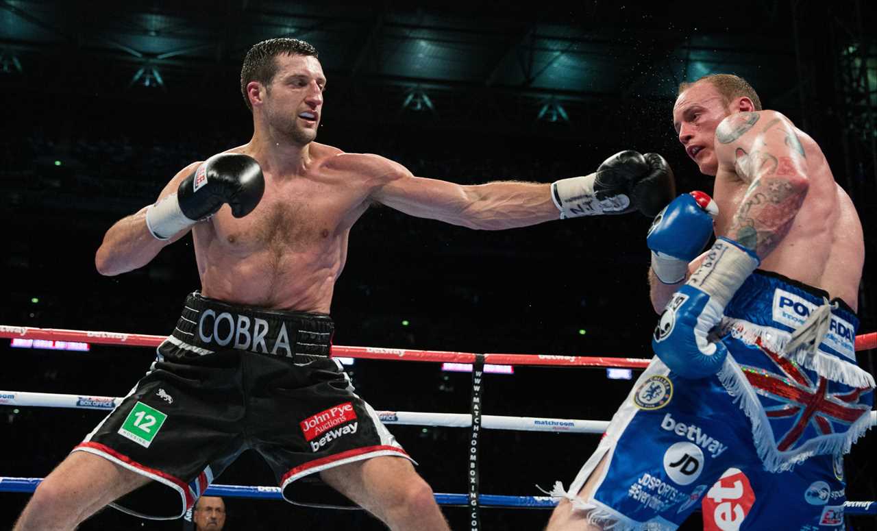 Watch Oleksandr Usyk's hilarious reaction to Carl Froch's joke about fighting in front 80,00 fans at Wembley.