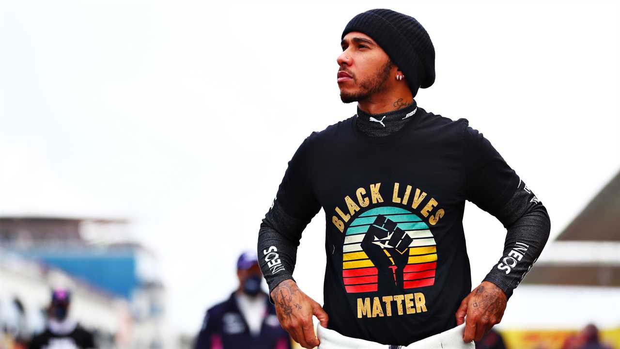 Anthony Joshua enters Lewis Hamilton's racism row and shares that he experienced similar 'upsetting abuse' as a child.