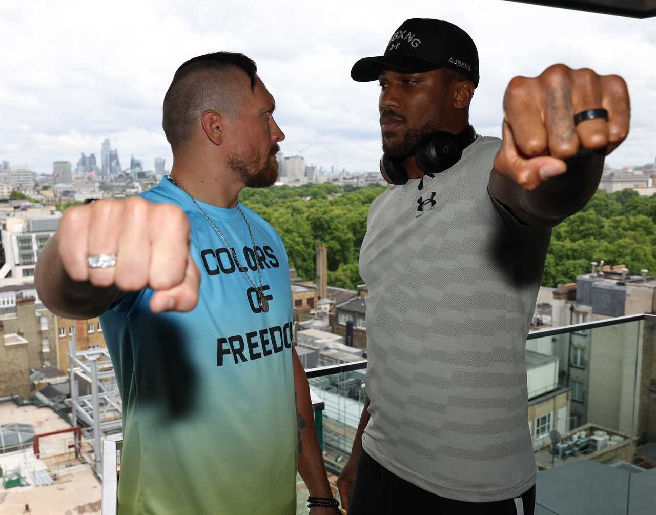 Anthony Joshua warns students who have been drinking that they could break their jaws if they abuse him again. He also reveals that he purchased 100 pizzas.