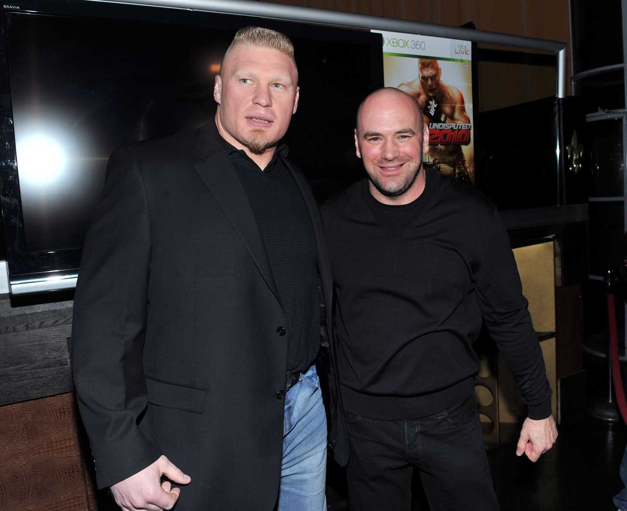 Brock Lesnar claims UFC boss Dana White's 'all right,' but WWE star claims that he should have been paid more.