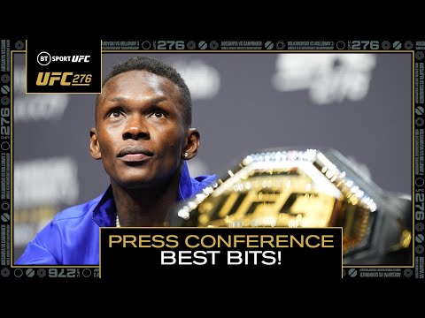 UFC 276 Press Conference: The Best Bits featuring Adesanya and Holloway, Volkanovski, and Strickland