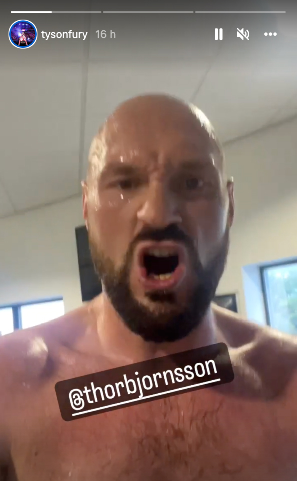 Tyson Fury claims he's coming for Thor Bjornsson as Game of Thrones star issues a 'bloodbath warning to Brits