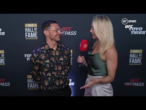 This sport makes us better! Cub Swanson reflects upon HOF Induction UFC Red Carpet
