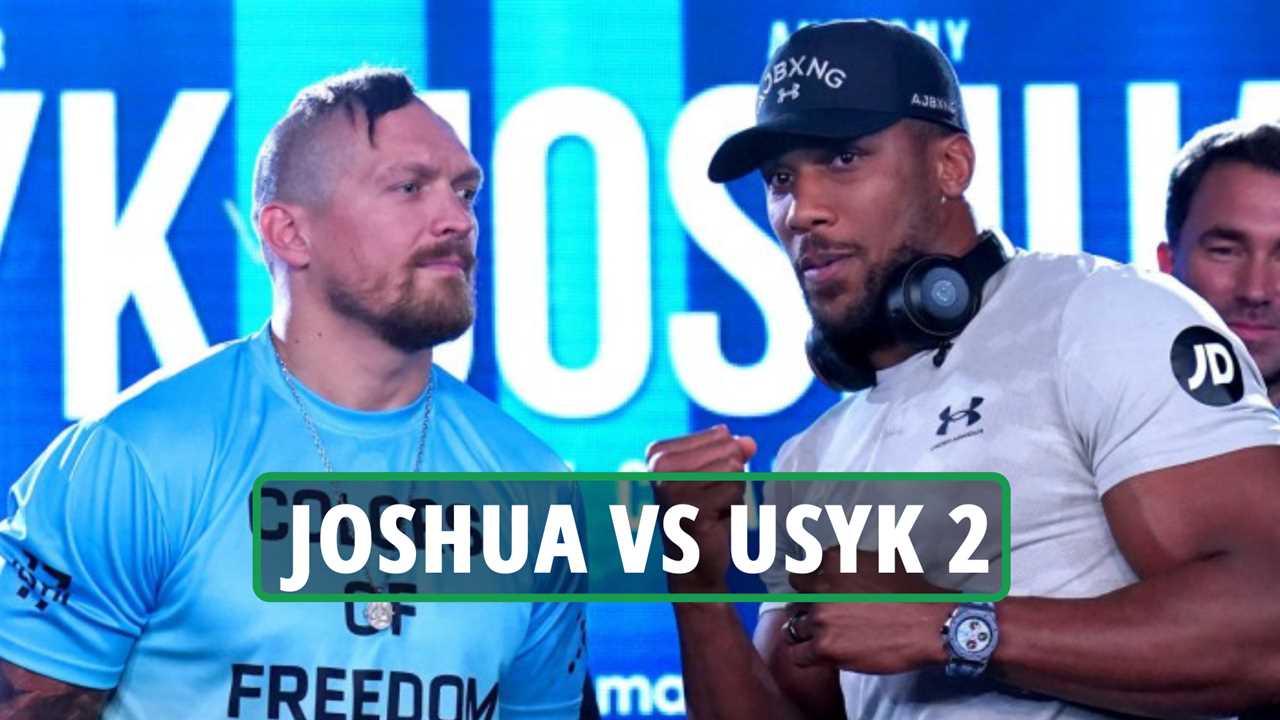 Anthony Joshua tells Joe Joyce that he can concentrate on his ball trimmers. This is a hilarious taunt.