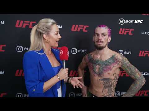 Suga Sean O'Malley discusses controversial ending to Pedro Munhoz's fight UFC 276 Post Fight interview