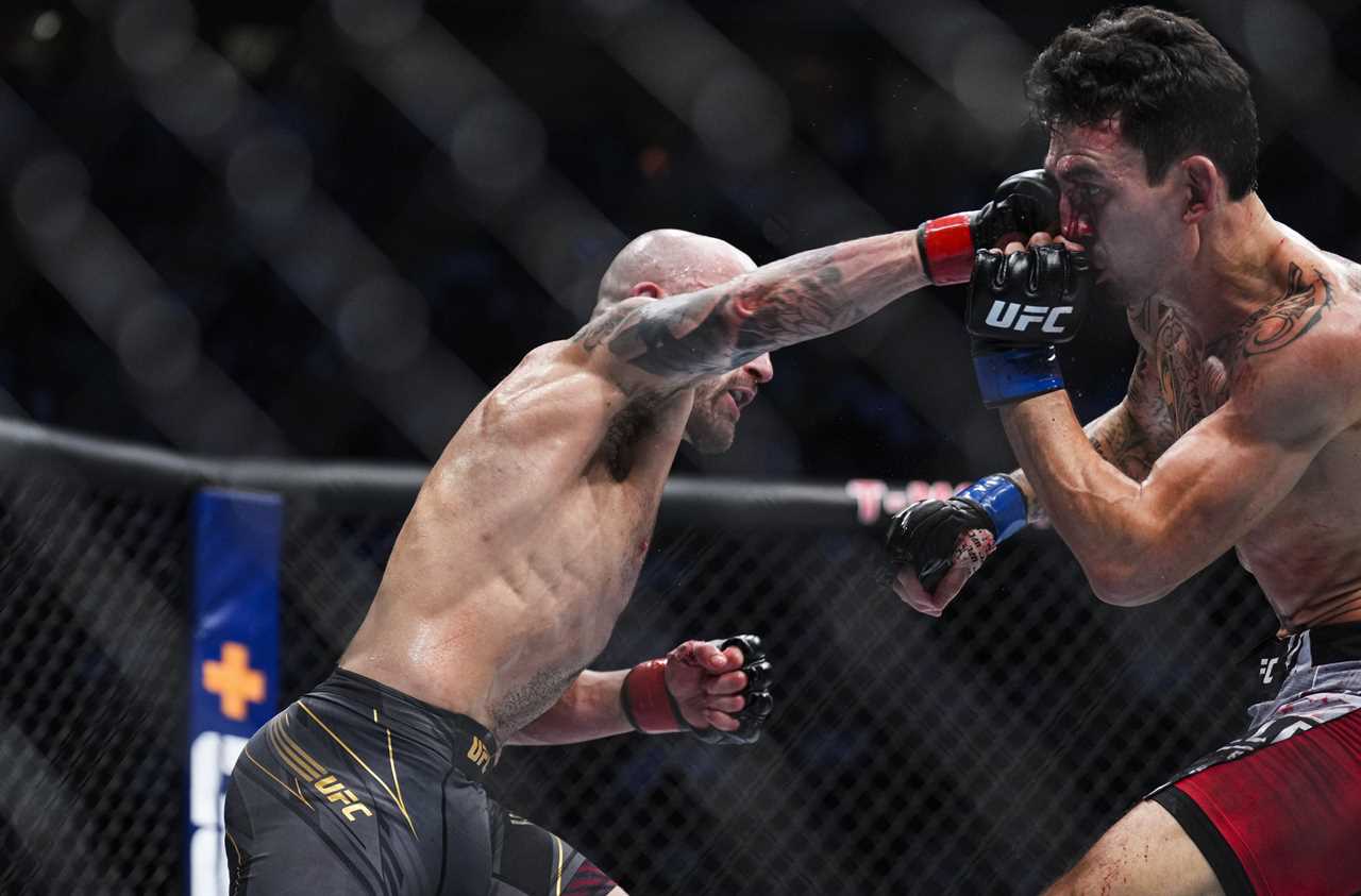 Max Holloway was rushed to the hospital after being cut open in UFC 276 with Volkanovski.