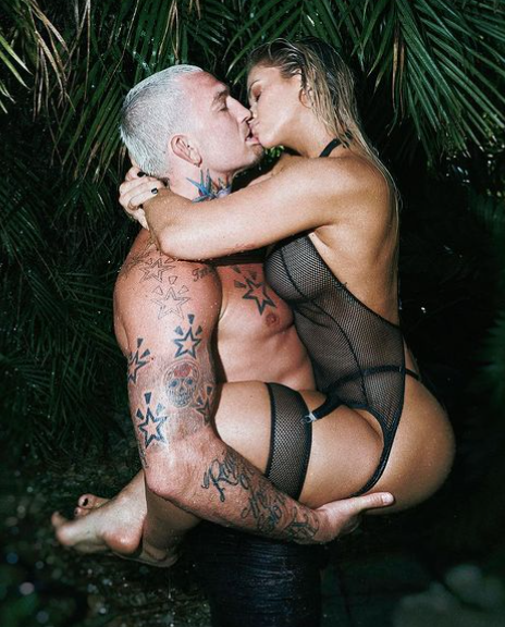 Is this permitted? Is this allowed? - UFC hubby Austin Vanderford and Paige VanZant turn on the PDA in an effort to push Instagram limits