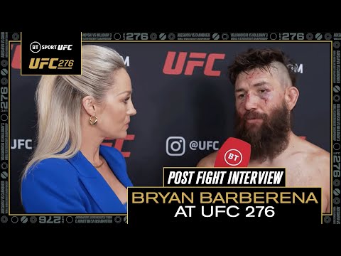 Bryan Barberena talks about his epic fight against Robbie Lawler UFC 276 Interview after Fight