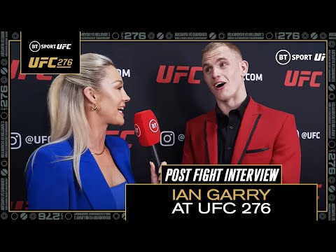 The Future, Ian Garry is undefeated UFC 276 Interview after Fight