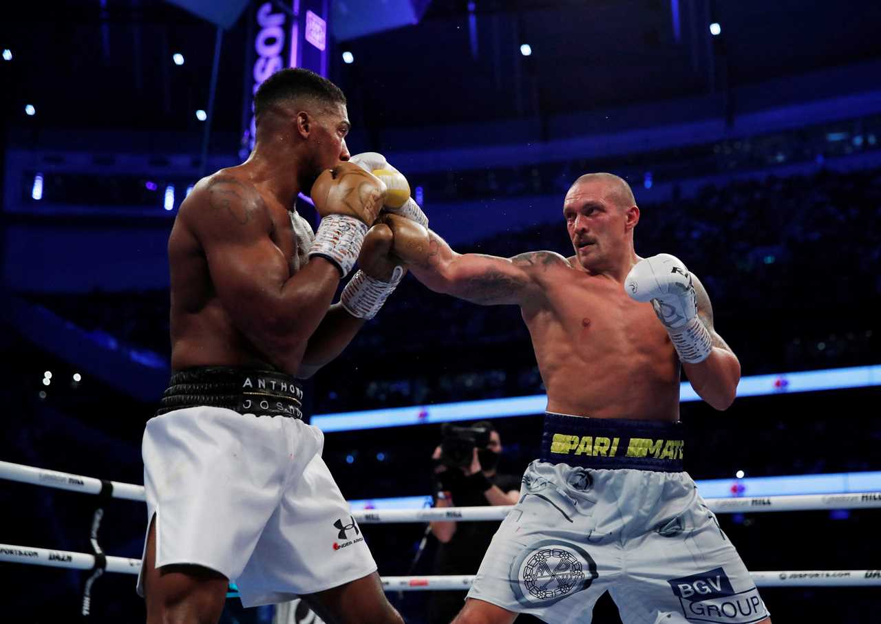 Anthony Joshua says he fired Rob McCracken, his old trainer team, and for not telling him that he was losing the Usyk fight.