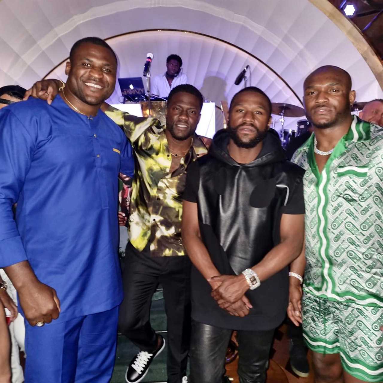 Israel Adesanya hosted an amazing afterparty with Floyd Mayweather, following the UFC 276 victory over Jared Cannonier
