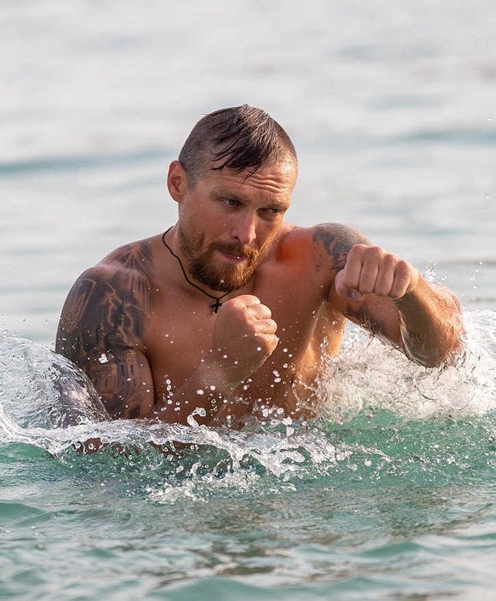Anthony Joshua in deep waters ahead of Oleksandr Uzyk rematch with Ukrainian Swimming for FIVE HOURS a Day to Get Fit