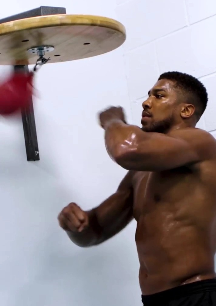 Anthony Joshua in deep waters ahead of Oleksandr Uzyk rematch with Ukrainian Swimming for FIVE HOURS a Day to Get Fit