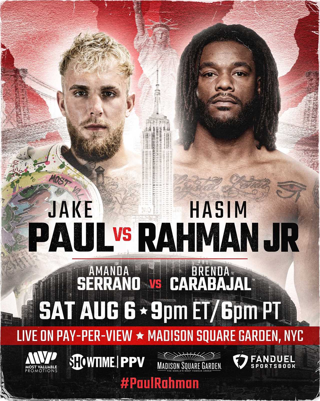 David Haye praises Jake Paul for his genius matchmaking in leaked message. Hasim Rahman Jr signs to replace Tommy Fury