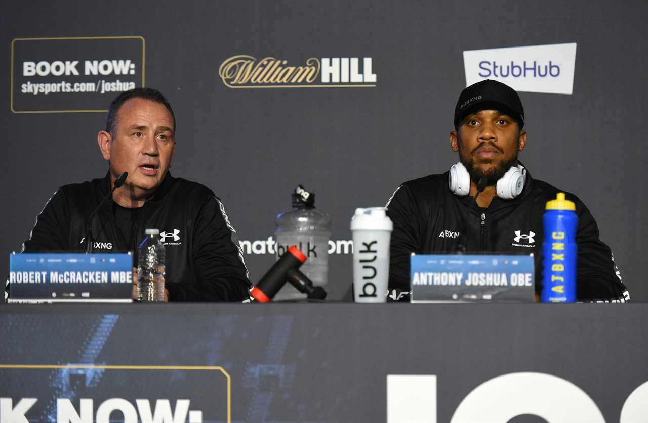 Tyson Fury's father claims Rob McCracken saved Anthony Joshua's LIFE in Usyk fight. Brit was KO'd by McCracken.