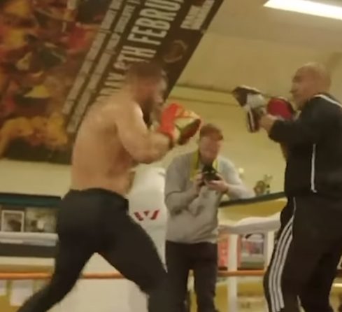 Conor McGregor, UFC star, shows speed and agility in training ahead of his comeback fight