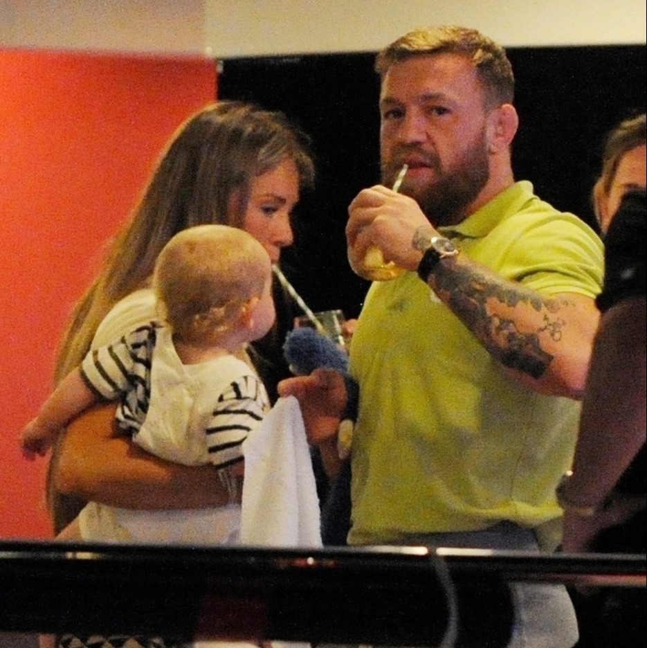 Conor McGregor, UFC fighter, celebrates his 34th birthday aboard a luxury yacht with Dee Devlin. He flew over to the party with some of his friends on jet.