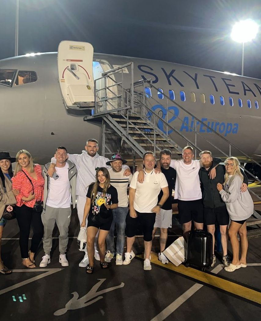 Conor McGregor, UFC fighter, celebrates his 34th birthday aboard a luxury yacht with Dee Devlin. He flew over to the party with some of his friends on jet.