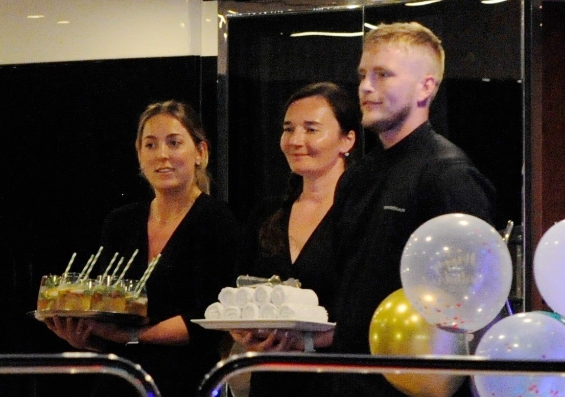 Conor McGregor, UFC fighter, celebrates his 34th birthday aboard a luxury yacht with Dee Devlin. He flew over to the party with some of his friends on jet.