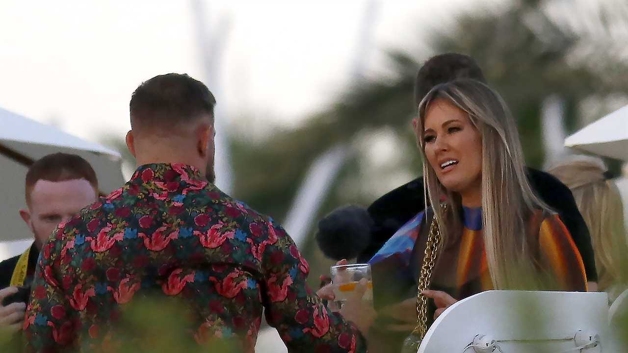 Conor McGregor celebrates his 34th birthday with his family and friends, and poses with Dee Devlin as they pose together during the celebrations