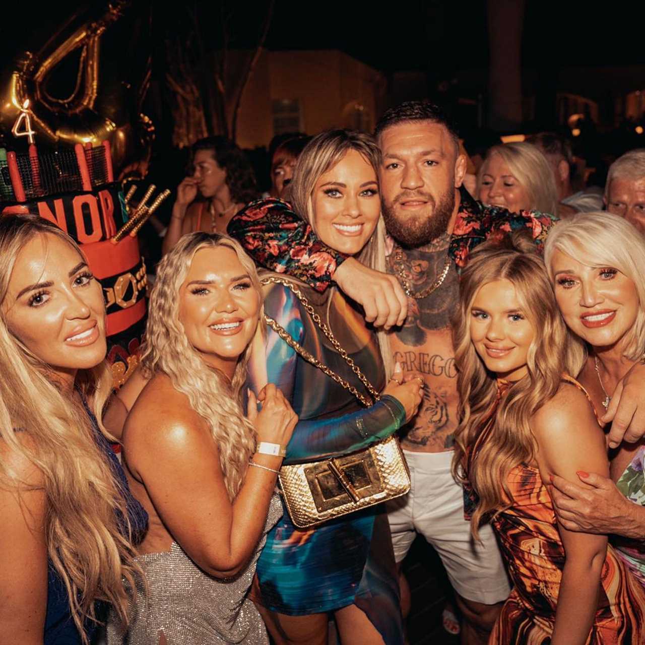 Conor McGregor celebrated his 34th birthday with a lavish bash that included a stunning fiancee and an incredible UFC octagon cupcake