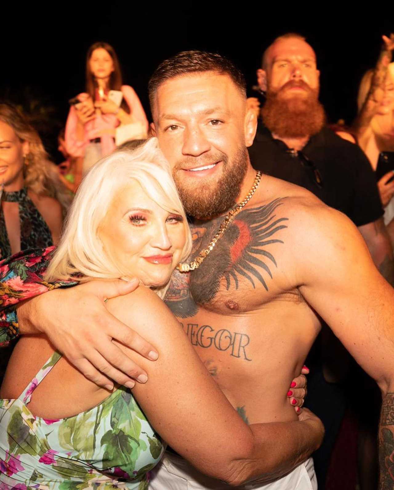 Conor McGregor celebrated his 34th birthday with a lavish bash that included a stunning fiancee and an incredible UFC octagon cupcake