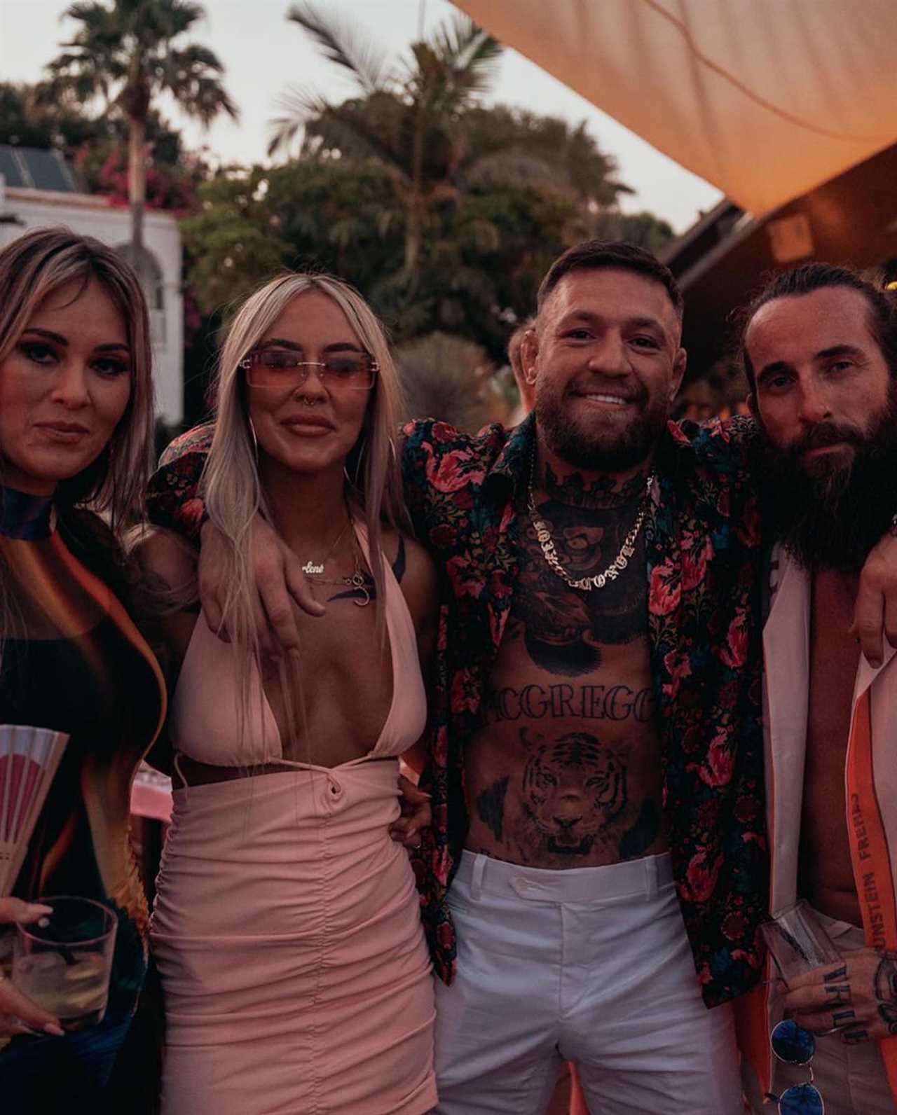 Conor McGregor celebrated his 34th birthday with a lavish bash that included a stunning fiancee and an incredible UFC octagon cupcake