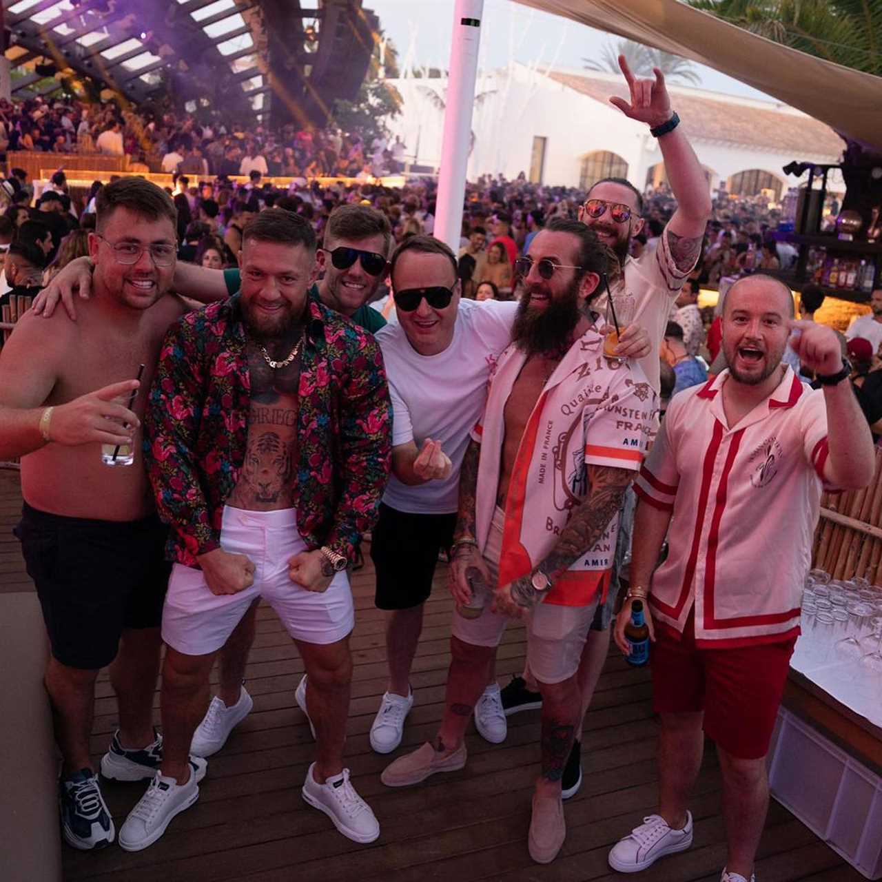 Conor McGregor celebrated his 34th birthday with a lavish bash that included a stunning fiancee and an incredible UFC octagon cupcake