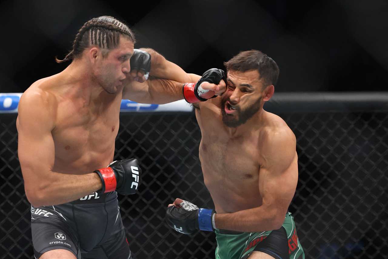 Horror moment UFC star Brian Ortega's shoulders PUPS OUT in painful loss against Yair Rodriguez in New York Fight Night