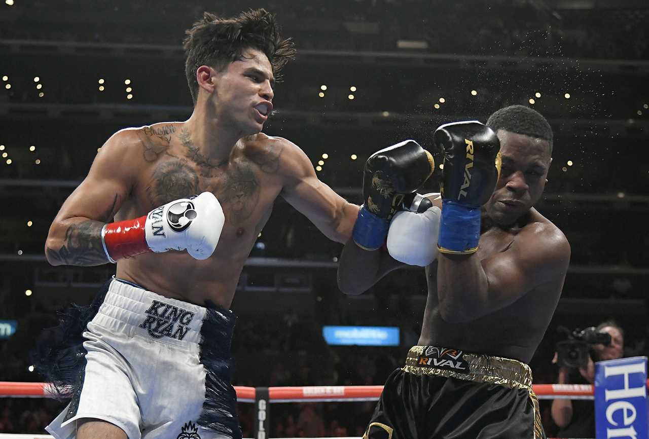 After knocking Javier Fortuna down THREE more times, Ryan Garcia calls out Gervonta Davies