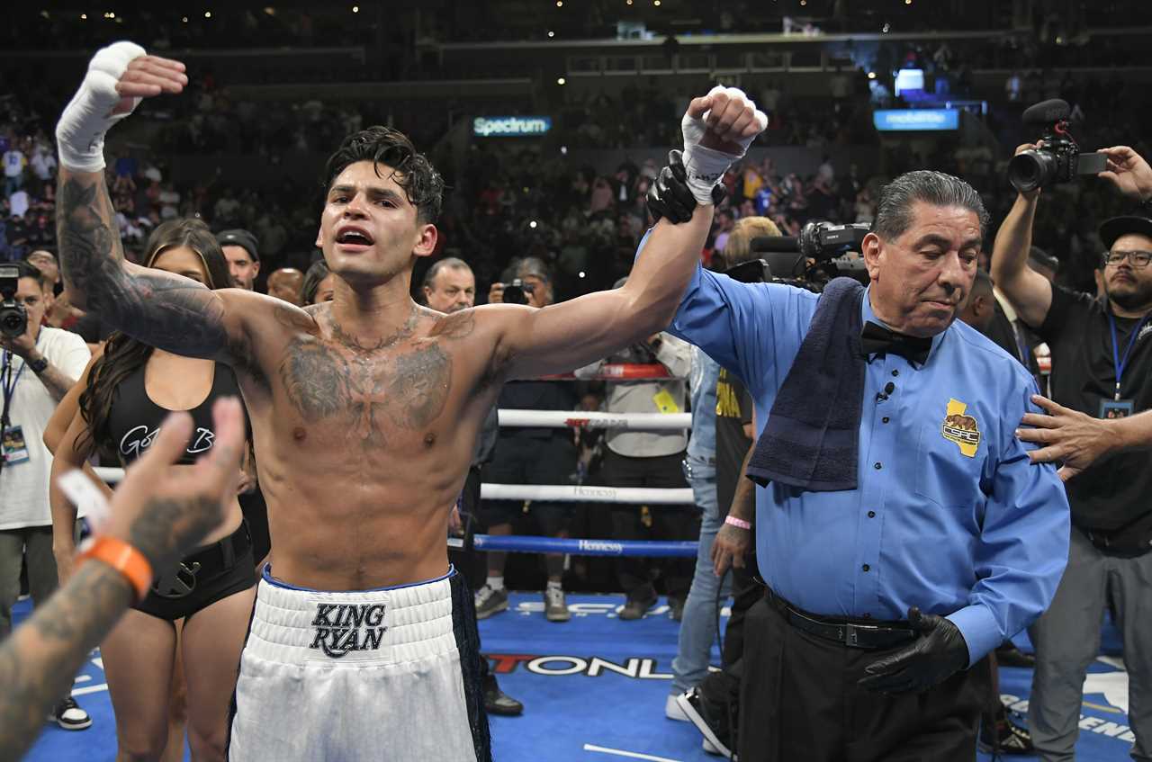 After knocking Javier Fortuna down THREE more times, Ryan Garcia calls out Gervonta Davies
