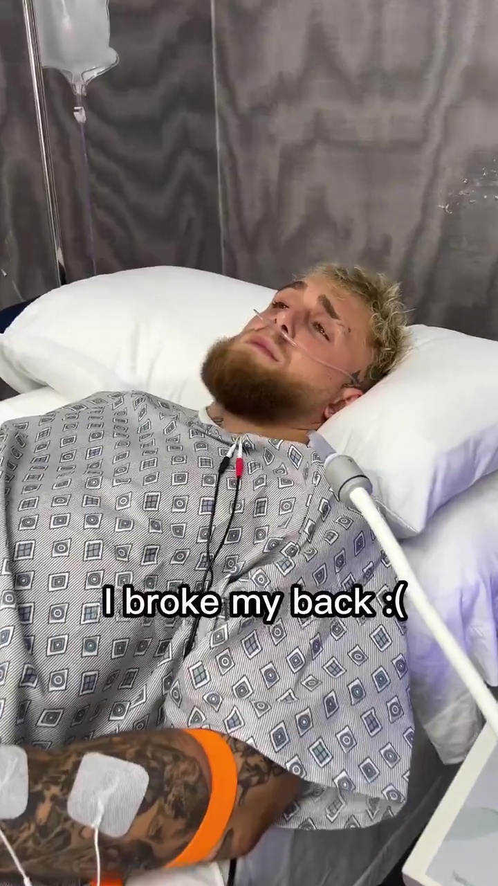 Jake Paul laughs that he's stopped 'carrying rivals' and has Julia Rose dressed up as his nurse.