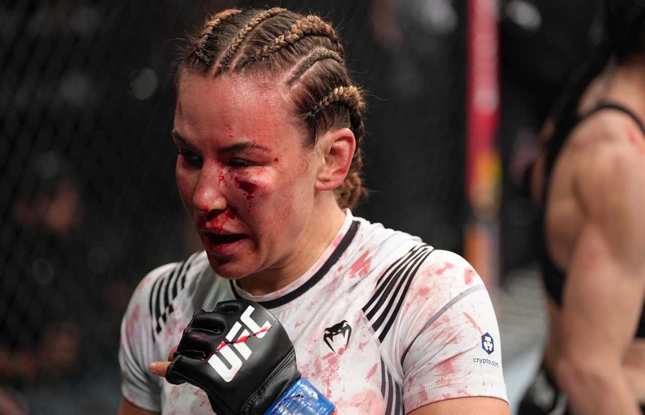 Miesha Tate, UFC legend, forced to wear an eye patch after suffering horrific injuries in Lauren Murphy's loss