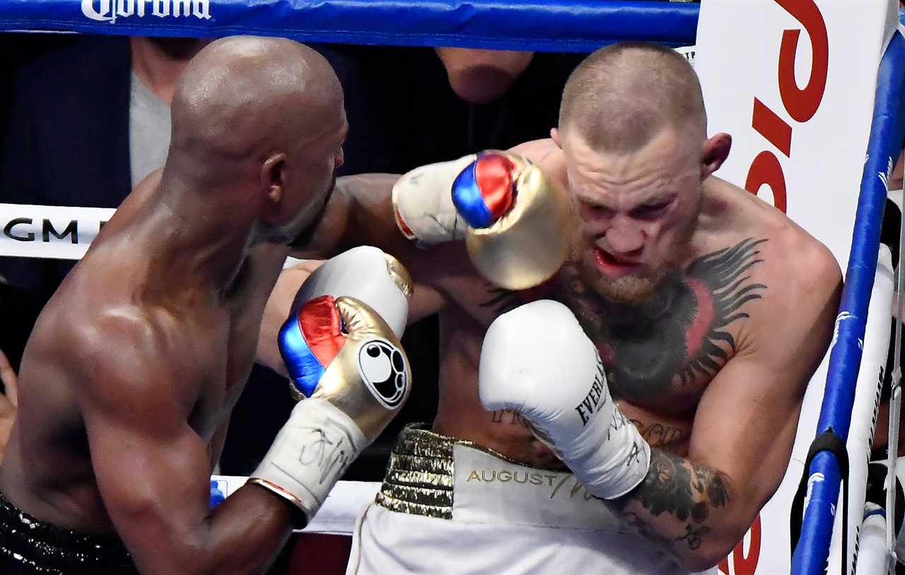 Floyd Mayweather, 45 shows off his amazing hand speed amid rumors that the boxing legend will defend his 50-0 record