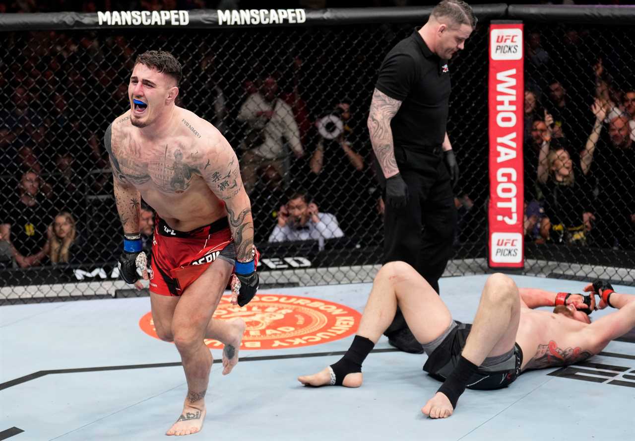 UFC London: Brit Tom Aspinall says he doesn't care about a potential title eliminator fight. He beat Curtis Blaydes.