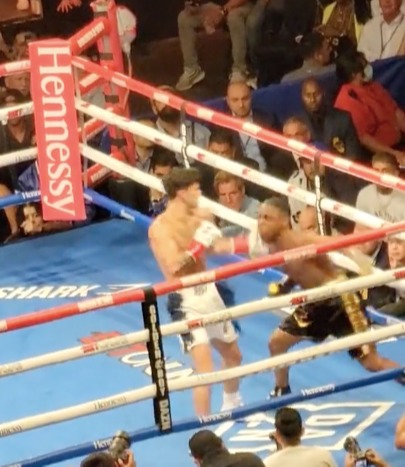 Ryan Garcia's left hook is so fast that the camera can barely catch punches as Gervonta Davis, boxing star, calls out
