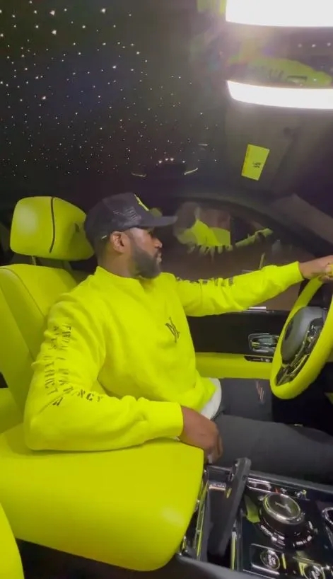 Floyd Mayweather spends $18,000 on MINK car seats to transform Rolls-Royce for his baby grandson