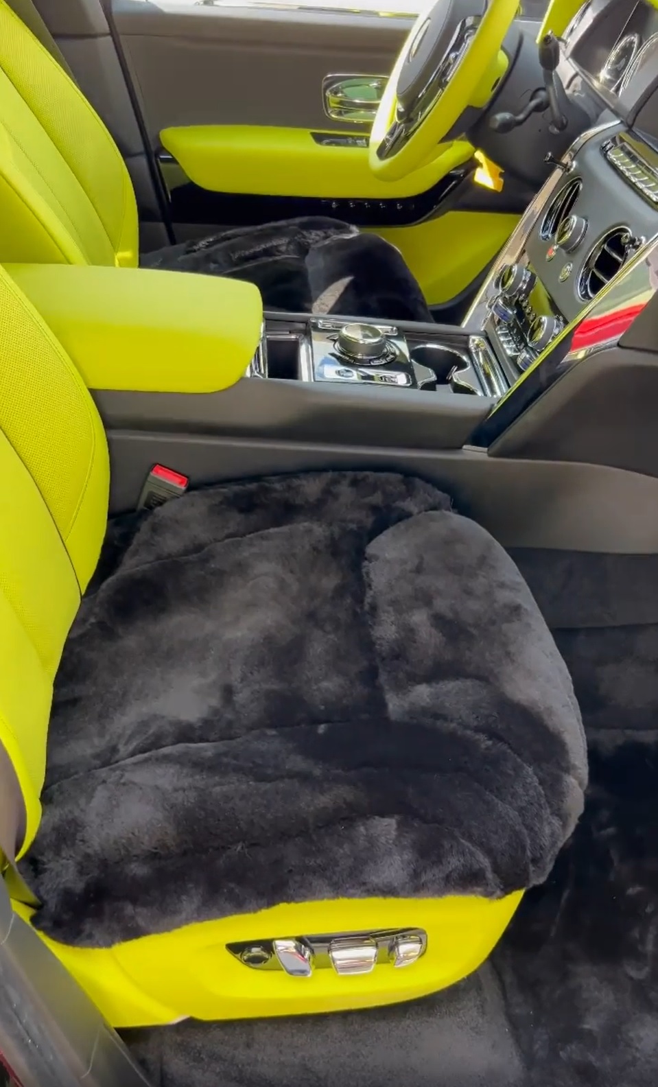 Floyd Mayweather spends $18,000 on MINK car seats to transform Rolls-Royce for his baby grandson