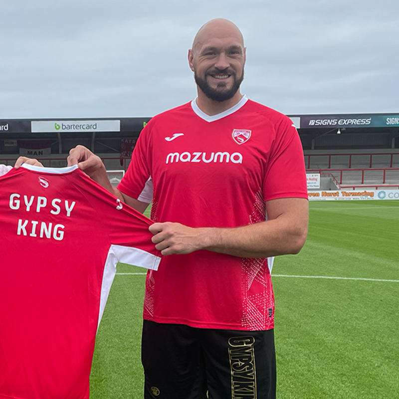 Tyson Fury to sponsor hometown club Morecambe this season with ‘Gypsy King’ featuring on back of home and away shirts