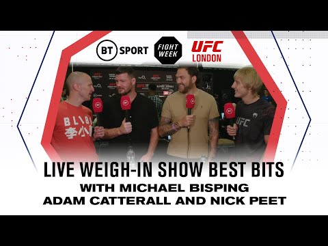 Live UFC London Weigh In Show Best Bits with Tom Aspinall and Paddy Pimblett