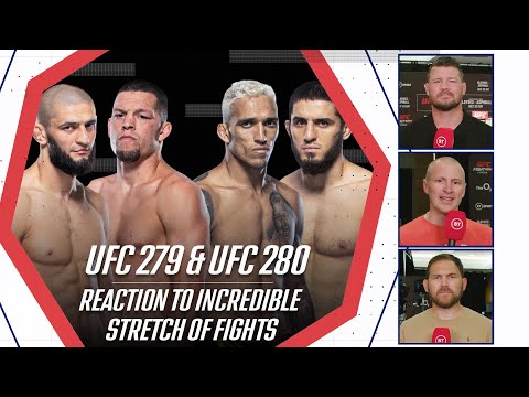 REACTION TO UFC 279 & UFC 280 Diaz v Chimaev & Oliveira v Makhachev UFC London Fight Week