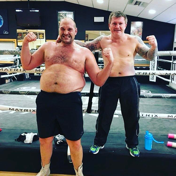 Ricky Hatton says Tyson Fury called him after Hitman posted that he wasn't having his best day on Instagram.