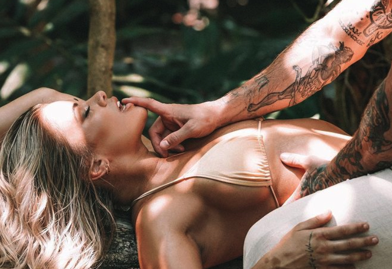 Paige VanZant takes Instagram to the limits again, this time with some steamy photos alongside her husband Austin Vanderford