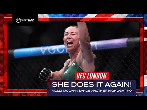 SHE'S BEEN DOING IT AGAIN! Meatball Molly wins another highlight knockout! McCann vs Goldy UFC London