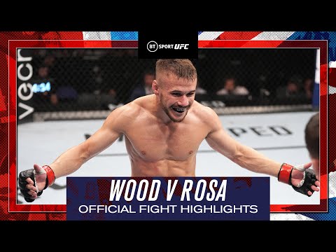 WOW! Nathaniel Wood against Charles Rosa UFC London Official Fight Highlights