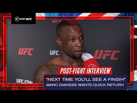 Marc Diakese desires a quick return to UFC London